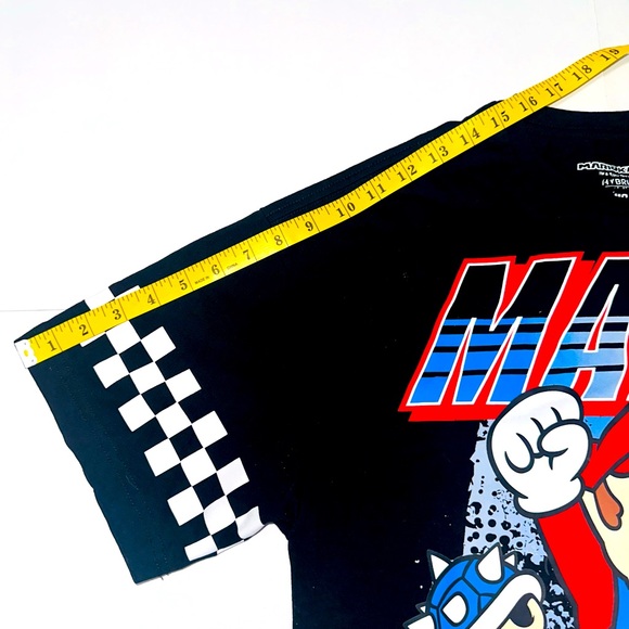 Super Mario Kart Men’s, Black Short Sleeve T-Shirt, Size Medium, Nintendo Hybrid - Picture 4 of 6